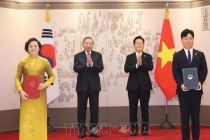 Tổng Bí thư Tô Lâm chứng kiến lễ trao các văn kiện hợp tác Việt Nam - Hàn Quốc