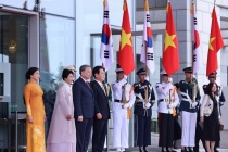 Tổng thống Hàn Quốc chủ trì Lễ đón trọng thể Tổng Bí thư Tô Lâm và Phu nhân