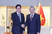Tổng Bí thư Tô Lâm tiếp Thị trưởng thành phố Busan
