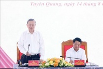 Tổng Bí thư Tô Lâm làm việc với Ban Thường vụ Tỉnh uỷ Tuyên Quang