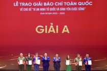 Lễ trao Giải báo chí toàn quốc với chủ đề “Vì an ninh Tổ quốc và bình yên cuộc sống” giai đoạn 2023 - 2025