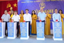 Ra mắt Điểm Phục vụ hành chính công tại xã Sơn Tây và Quảng Oai