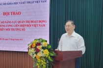 Ứng dụng công nghệ số toàn diện - Nhiệm vụ trọng tâm của VUSTA trong giai đoạn mới