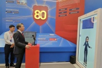 AI pháp luật được giới thiệu tại Triển lãm Thành tựu đất nước