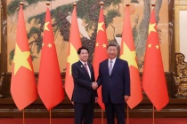 Chủ tịch nước Lương Cường hội đàm với Tổng Bí thư, Chủ tịch nước Trung Quốc Tập Cận Bình