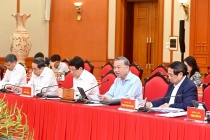 Tổng Bí thư Tô Lâm chủ trì cuộc làm việc của Bộ Chính trị với Ban Thường vụ Đảng ủy Công an Trung ương