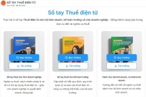 Sổ tay Thuế điện tử hỗ trợ chủ doanh nghiệp; kế toán trưởng và hộ, cá nhân kinh doanh