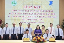 TP. Cần Thơ và Tập đoàn VNPT ký thỏa thuận hợp tác chuyển đổi số