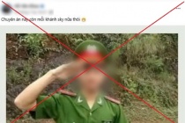 Xử phạt trường hợp đăng tải hình ảnh mặc trang phục Công an Nhân dân