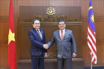 Chủ tịch Quốc hội Trần Thanh Mẫn hội đàm với Chủ tịch Hạ viện Malaysia