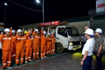 Điện lực miền Bắc huy động cán bộ, công nhân viên xử lý sự cố do bão Bualoi