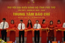 Khai trương Trung tâm báo chí phục vụ Đại hội Đại biểu Đảng bộ tỉnh Phú Thọ