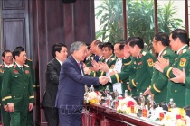 Tổng Bí thư và Chủ tịch nước dự phiên bế mạc Đại hội đại biểu Đảng bộ Quân đội lần thứ XII