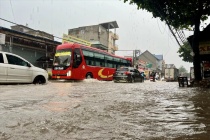 Mưa lớn tại Bắc Bộ và Thanh Hóa, đề phòng ngập úng, sạt lở