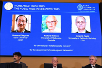 Giải Nobel Hóa học 2025 được trao cho các tác giả của 'Khung hữu cơ - kim loại'