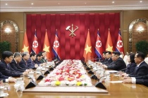 Tổng Bí thư Tô Lâm hội đàm với Tổng Bí thư, Chủ tịch Quốc vụ Triều Tiên Kim Jong Un