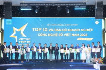 Doanh nghiệp được vinh danh Top 10 Doanh nghiệp Công nghệ số Việt Nam 2025 mang lại doanh thu 6,5 tỷ Đô