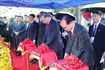 Tổng Bí thư Tô Lâm dự Lễ khánh thành tượng Chủ tịch Hồ Chí Minh tại Triều Tiên