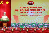 Khai mạc Đại hội đại biểu Đảng bộ Chính phủ lần thứ I