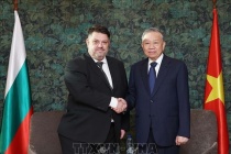 Tổng Bí thư Tô Lâm tiếp Chủ tịch Đảng Xã hội chủ nghĩa Bulgaria và đại diện các đảng cánh tả Bulgaria