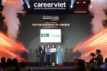 BIM Group được vinh danh trong bảng xếp hạng “Doanh nghiệp được yêu thích 2025” do người lao động bình chọn