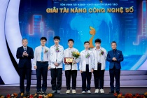 Nhóm tác giả học sinh trung học với ước mơ đưa sản phẩm số trở thành nền tảng giáo dục thông minh quốc gia
