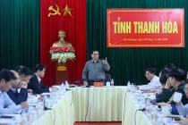 Thủ tướng Phạm Minh Chính làm việc với Thường trực Tỉnh uỷ Thanh Hóa