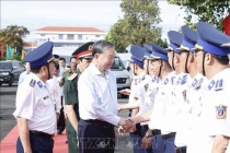 Tổng Bí thư Tô Lâm: Tập trung xây dựng Cảnh sát biển Việt Nam theo hướng 'tinh, gọn, mạnh' tiến thẳng lên hiện đại