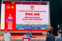 Xã Ứng Thiên đồng lòng hưởng ứng Lời kêu gọi của Chủ tịch Ủy ban Trung ương MTTQ Việt Nam