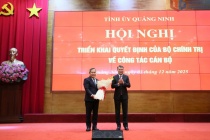 Đồng chí Quản Minh Cường giữ chức vụ Bí thư Tỉnh ủy Quảng Ninh