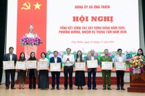 Đảng ủy xã Ứng Thiên triển khai nhiệm vụ trọng tâm năm 2026