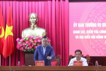 Chủ nhiệm Ủy ban Kiểm tra Trung ương Trần Sỹ Thanh kiểm tra công tác chuẩn bị bầu cử tại Đắk Lắk