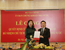 Bà Vũ Thị Chân Phương làm Chủ tịch Uỷ ban Chứng khoán Nhà nước