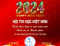 Thư chúc mừng năm mới của BCH Hội Tin học Việt Nam