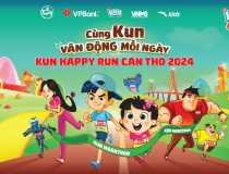 Vui hết nấc với giải đua KUN Happy Run Cần Thơ 2024