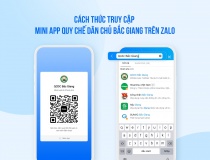 Bắc Giang ra mắt mini app ‘Quy chế dân chủ’ trên Zalo