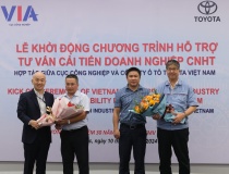 Toyota Việt Nam tiếp tục tham gia Chương trình hỗ trợ tư vấn cải tiến doanh nghiệp trong nước trong lĩnh vực công nghiệp hỗ trợ ô tô