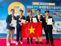 Nhóm học sinh Hà Nội giành Huy chương Vàng tại Olympic Phát minh và sáng chế thế giới (WICO) 2024