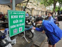 Hà Nội ban hành quy chế tạm thời về trông giữ xe không dùng tiền mặt