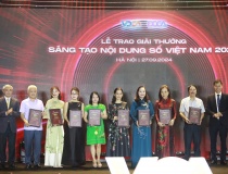 Vinh danh 12 Giải thưởng sáng tạo nội dung số Việt Nam 2024