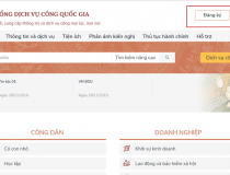 Những thông tin cần biết về cách đăng ký dịch vụ công trực tuyến 