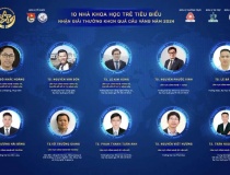 Công bố 10 gương mặt nhà khoa học trẻ đạt giải Quả Cầu Vàng năm 2024