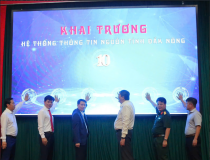 Khai trương Hệ thống thông tin nguồn tỉnh Đắk Nông