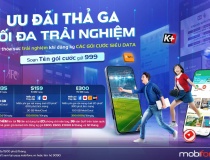 Ưu đãi đậm sâu, nâng tầm trải nghiệm với loạt gói cước data của MobiFone