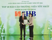 SHB lần thứ 4 được vinh danh trong TOP 10 doanh nghiệp có Báo cáo thường niên tốt nhất ngành Tài chính