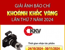 Giải ảnh báo chí Khoảnh Khắc Vàng lần thứ 7 năm 2024