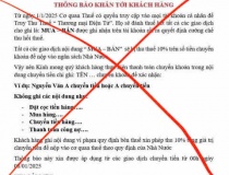 Thông tin giao dịch thương mại điện tử sẽ bị thu thuế 10% là giả mạo