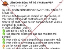 Hà Nội: Một phụ nữ bị lừa hơn 1 tỷ đồng khi đăng ký khóa học bóng rổ cho con trên mạng