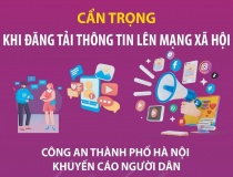 Cẩn trọng khi đăng tải thông tin lên mạng xã hội