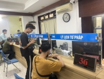 Từ 1/3, nộp hồ sơ cấp Phiếu lý lịch tư pháp trực tiếp tại số 13 phố Hàn Thuyên